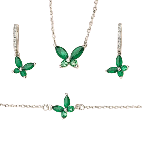 Set Papillon Émeraude