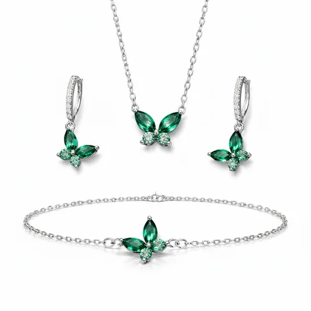 Set Papillon Émeraude