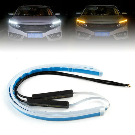 Car Flexible LED Light  مصباح شريط إضاءة أمامي للسيارات