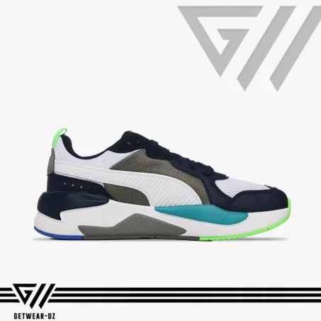 Puma Basket X-Ray Peacoat- White-Steel Gray-Viri