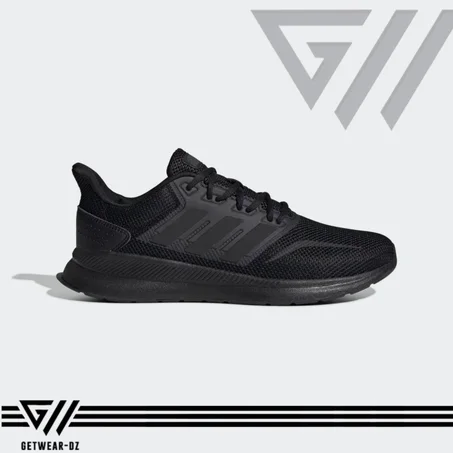 Adidas Basket Homme - Run Falcon ( Black-Black )