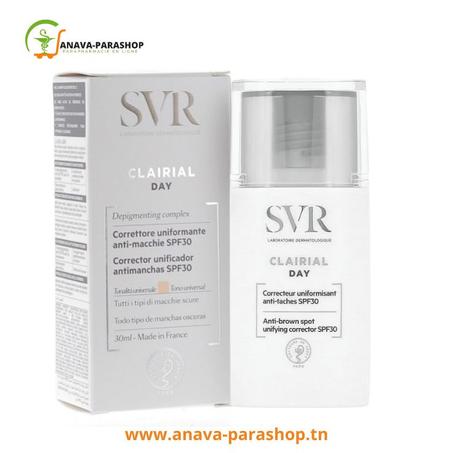 SVR CLAIRIAL DAY CORRECTEUR UNIFORMISANT ANTI-TACHES SPF 30 30ml