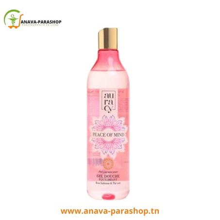 AURACY GEL DOUCHE ÉQUILIBRANT ROSE INDIENNE ET THÉ VERT 400ml