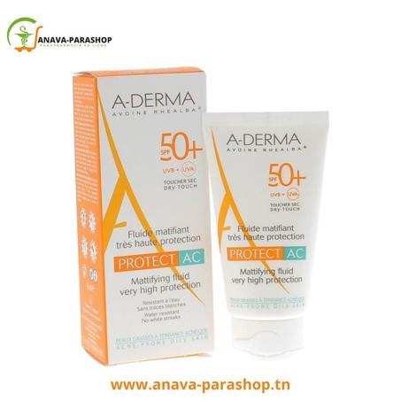 A-DERMA PROTECT AC FLUIDE MATIFIANT SPF50+ 40ml
