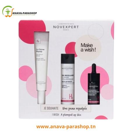 NOVEXPERT COFFRET CREME REPULP+EAU MICELLAIRE 50ml+SERUM A L'ACIDE HYALU 10ml