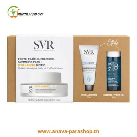 SVR COFFRET COLLAGEN BIOTIC CREME REBONDISSANTE REGENERANTE 50ml+HYALU BIOTIC 15ml+B3 ESSENCE HYDRA 30ml