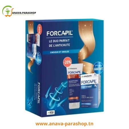 ARKOPHARMA FORCAPIL COFFRET LE DUO PARFAIT ANTI CHUTE