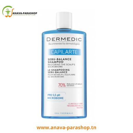 DERMEDIC CAPILARTE Shampooing Sebu-Balance Cheveux Gras 300ml