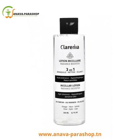 CLARENIA EAU MICELLARE RADIANCE BOOSTER 3EN1 200ml