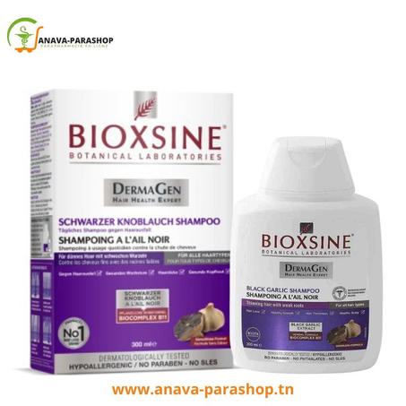 BIOXSINE SHAMPOOING VEGETAL A L'AIL NOIR 300ml