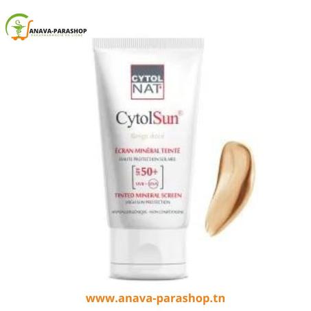 CYTOLNAT CYTOLSUN ECRAN SPF50+ TEINTE BEIGE DORE 50ml