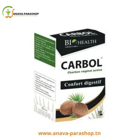 BIOHEALTH CARBOL CHARBON VEGETAL 30 GELULES