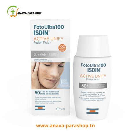 ISDIN PHOTOPROTECTION ACTIVE UNIFY FUSION FLUID INVISIBLE SPF 50+ 50ml