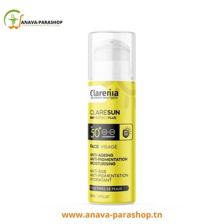 CLARENIA CLARESUN ECRAN ANTI AGE ANTI PIGMENTATION SPF50+ 50ml