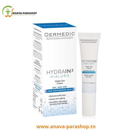 DERMEDIC HYDRAIN 3 CREME CONTOUR DES YEUX HYDRATANT 15ml