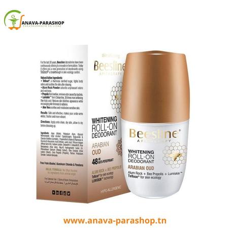 BEESLINE DÉODORANT ROLL-ON BLANCHEUR ARABIAN OUD 4EN1 50ml