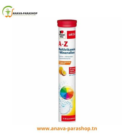 AKTIV A-Z VITAMINES ET MINERAUX 15 Comprimes Effervescents