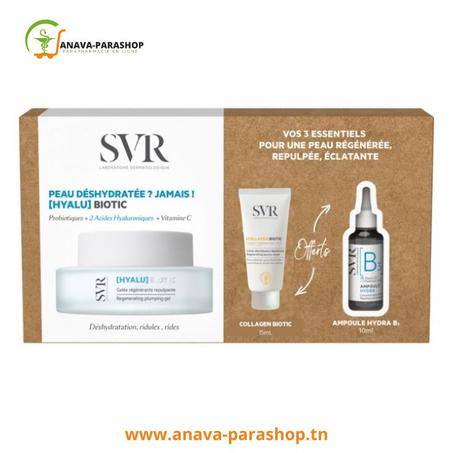 SVR COFFRET BIOTIC HYALU GELEE REGENERANTE REPULPANTE 50ml+COLLAGEN BIOTIC 15ml+B3 AMPOULE HYDRA 10ml