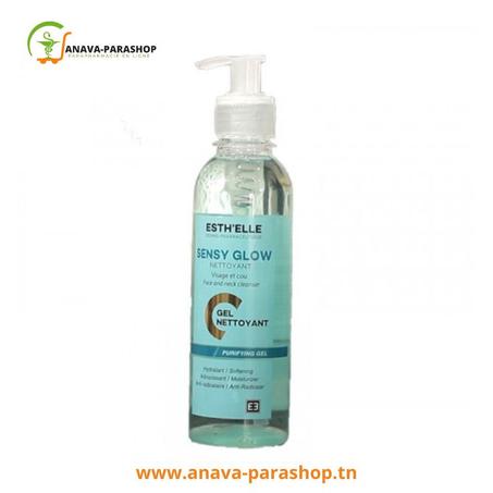ESTHELLE SENSY GLOW GEL NETTOYANT VISAGE ET COU 250ml