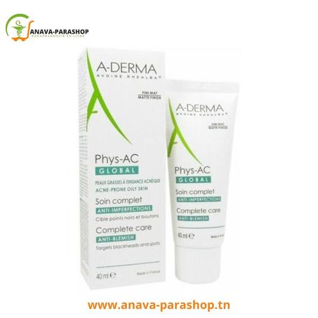 A-DERMA PHYS-AC GLOBAL SOIN IMPERFECTION SEVERES 40ml