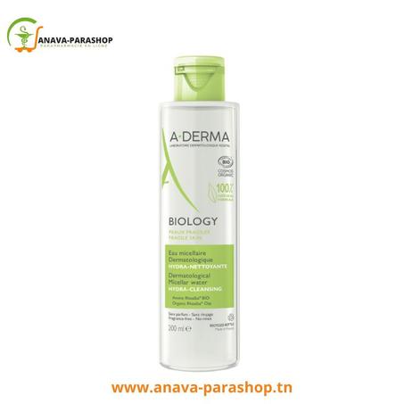 A-DERMA BIOLOGY EAU MICELLAIRE DERMATOLOGIQUE HYDRA-NETTOYANTE 200ml