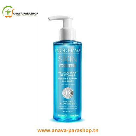 INODERMA SKIN BOOSTER GEL MOUSSANT NETTOYANT 200ml