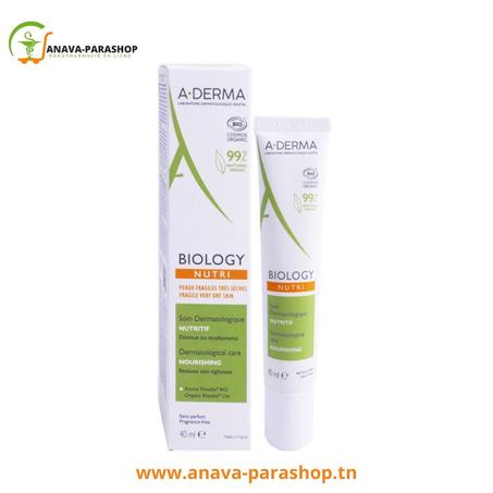 A-DERMA BIOLOGY NUTRI SOIN NUTRITIF PEAUX FRAGILES TRES SECHES 40ml
