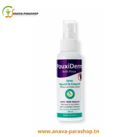 INODERMA POUXIDERM SPRAY REPULSIF ET PREVENTIF ANTI-POUX 100ml