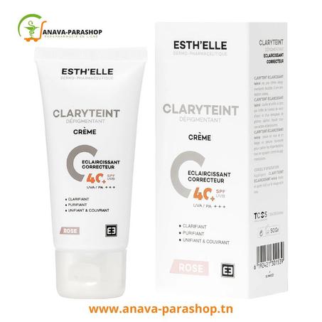 ESTHELLE ECRAN CLARYTEINT ROSE SPF 40+ 50g
