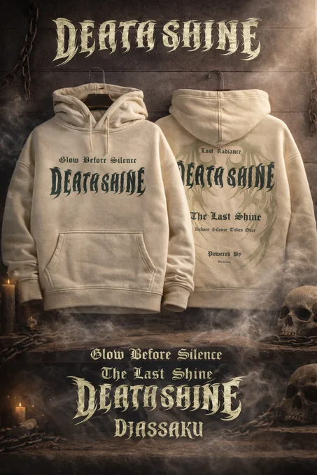 DeathShine Hoodie-Beige