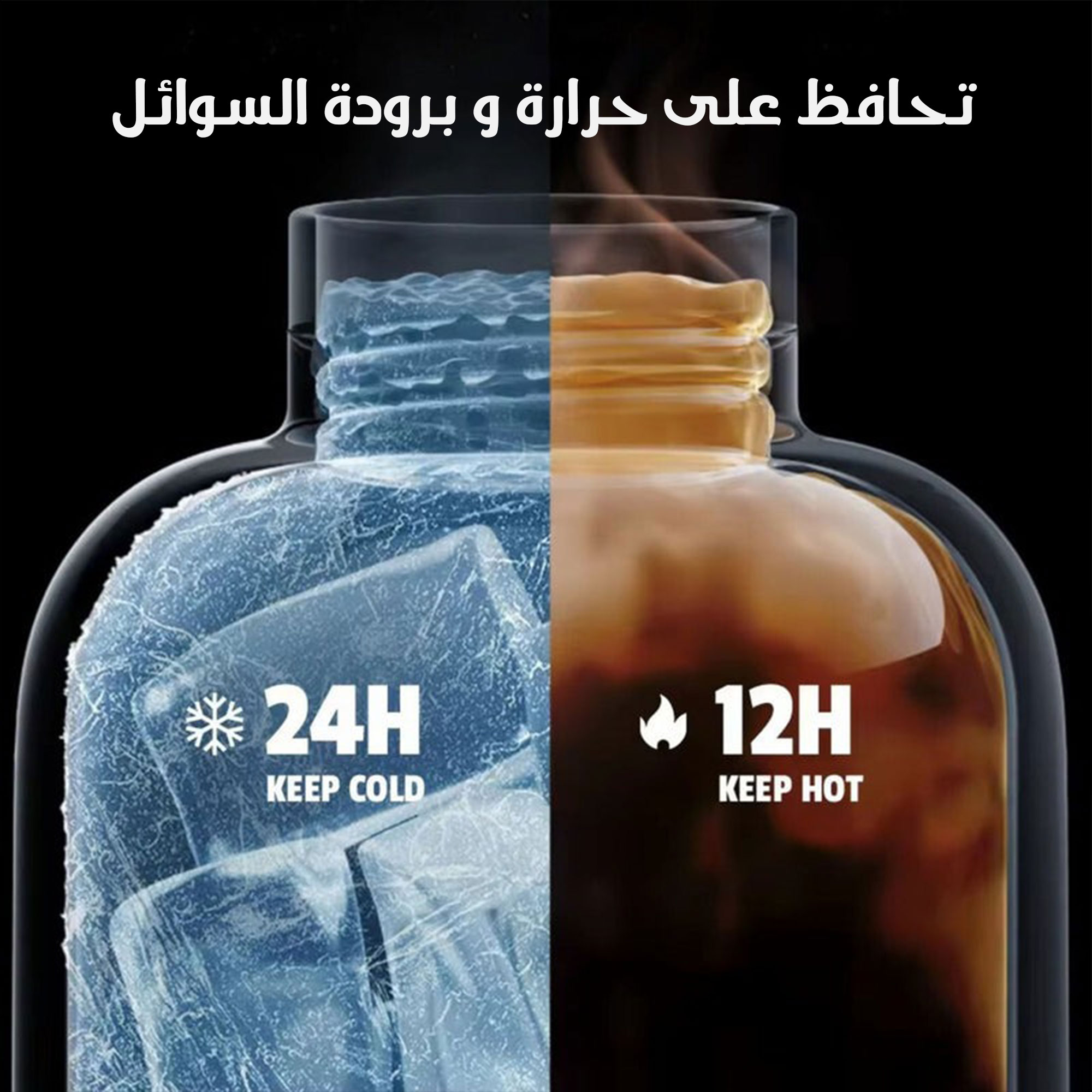 Ringo Water bottle with magnetic mobile phone holder
