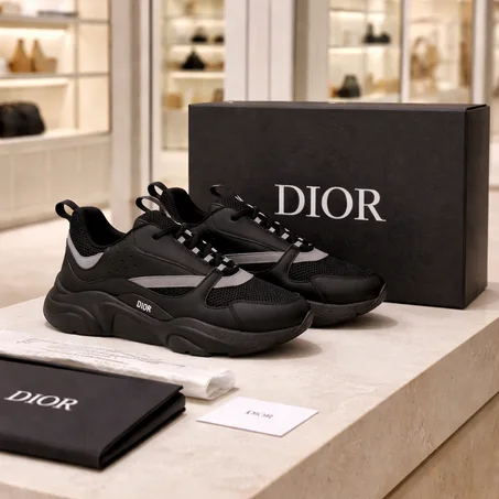 ⚡️Dior Black Sneakers Homme -69% Off⚡️