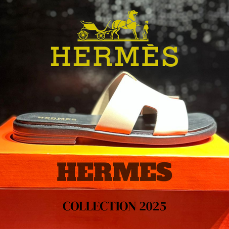 Sandale Hermès en cuir Izmir Beige