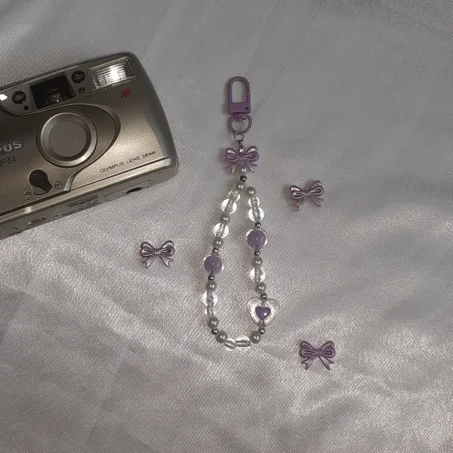 Lilac Heart Chain