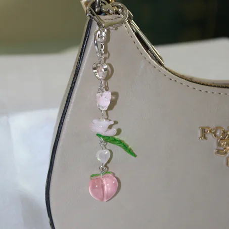 Peachlet Keychain