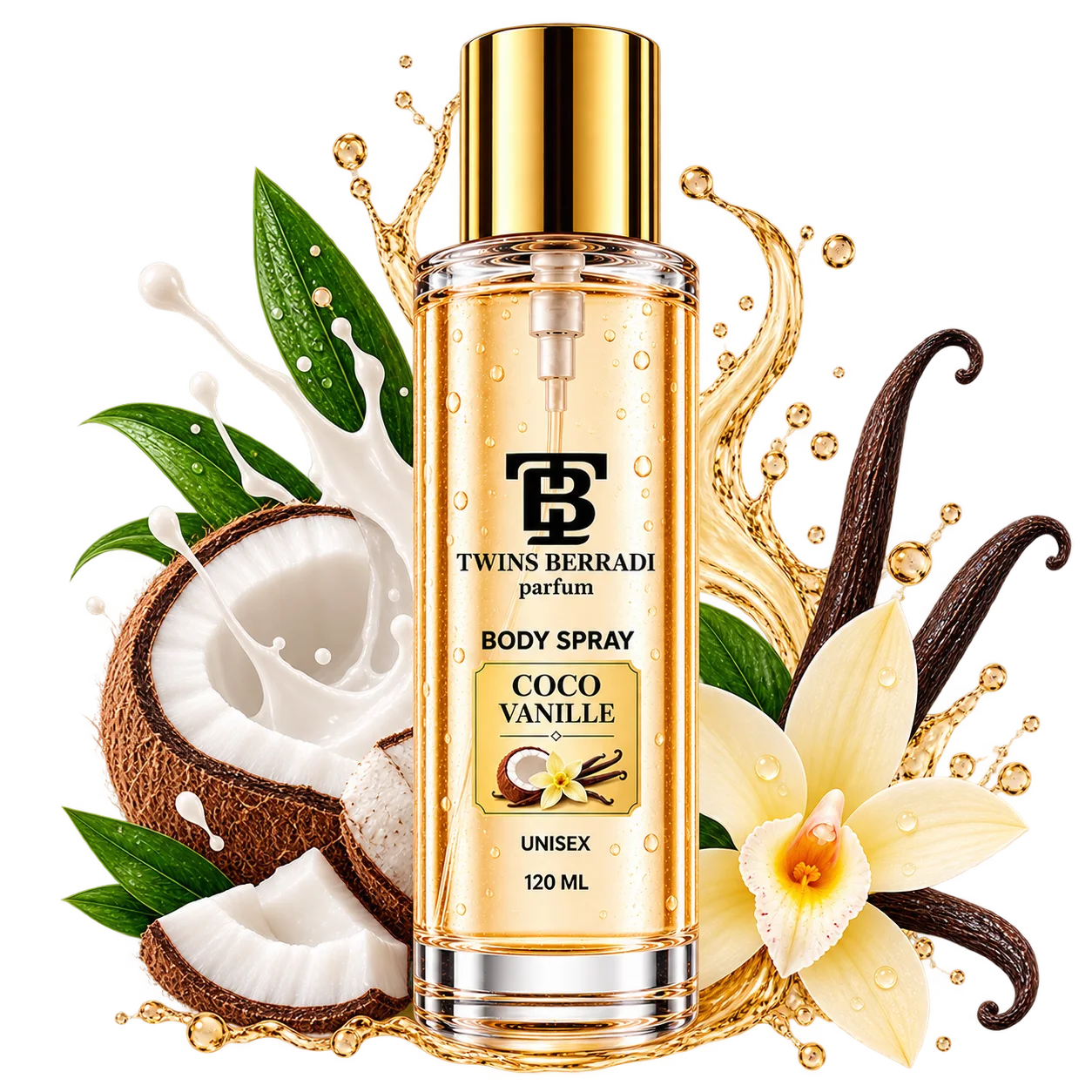 BODY  SPRAY  COCO VANILLE – Twins Berradi | 120 ML