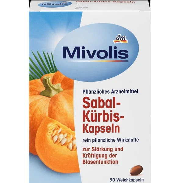 Mivolis Courge + Sabal, 90 capsules
