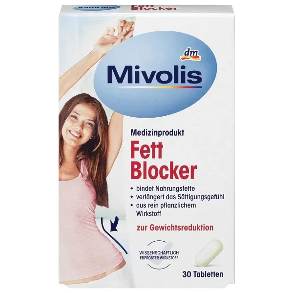 Mivolis Bloqueur de Graisses, 30 comprimés