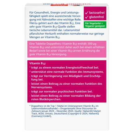 Doppelherz Vitamine B12 500 Mini-comprimés