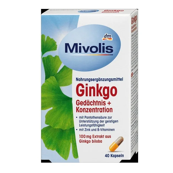 Mivolis Ginkgo Mémoire + Concentration
