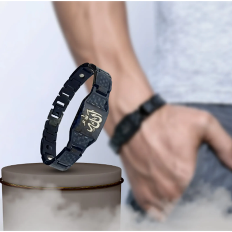 Magnetic bracelet (black) accessories