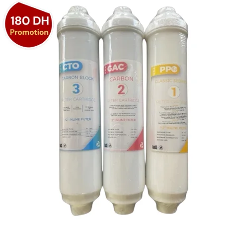 kit 3 pour filtre encastre