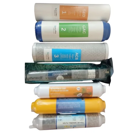 KIT 7 FILTRES DE RECHANGES POUR OSMOSE INVERSE