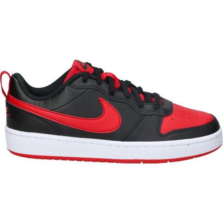 Nike Court Borough Low 2 gs - Noir/Rouge/Blanc