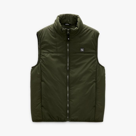 Zara Doudoune Sans Manches Ripstop Kaki