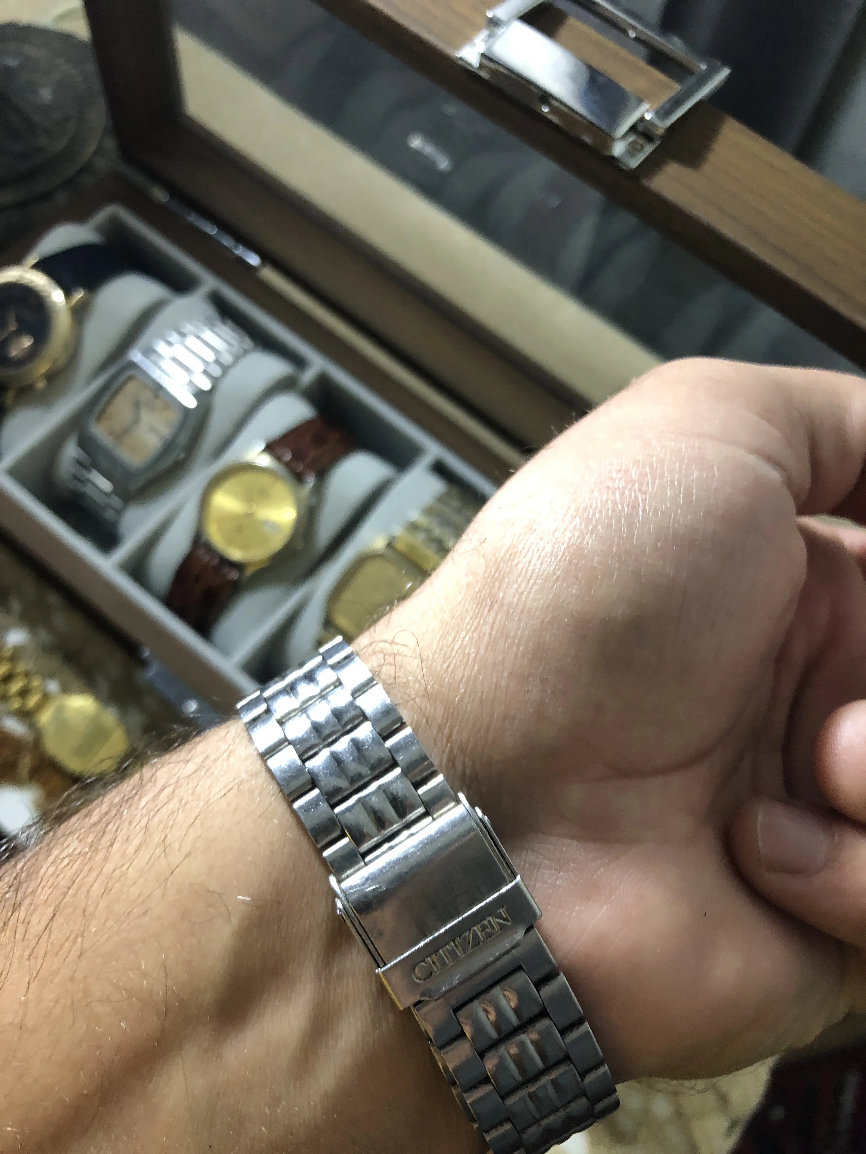 ⌚✅Citizen ✅ Men business casual Citizen Watch Crystal unique
