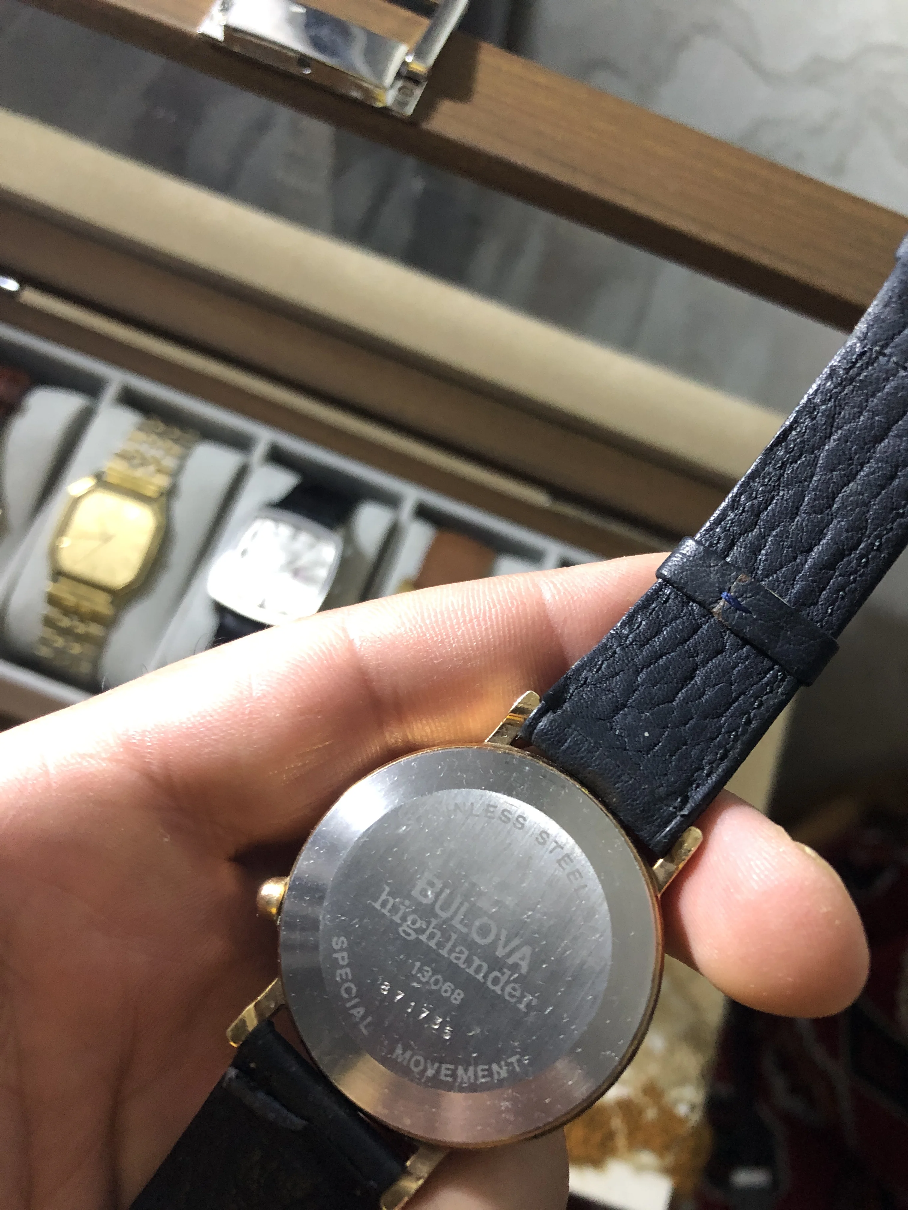 ⌚✅Bulova ✅ Orologio Vintage Bulova Highlander QUARTZ With A Special Movement WORKING