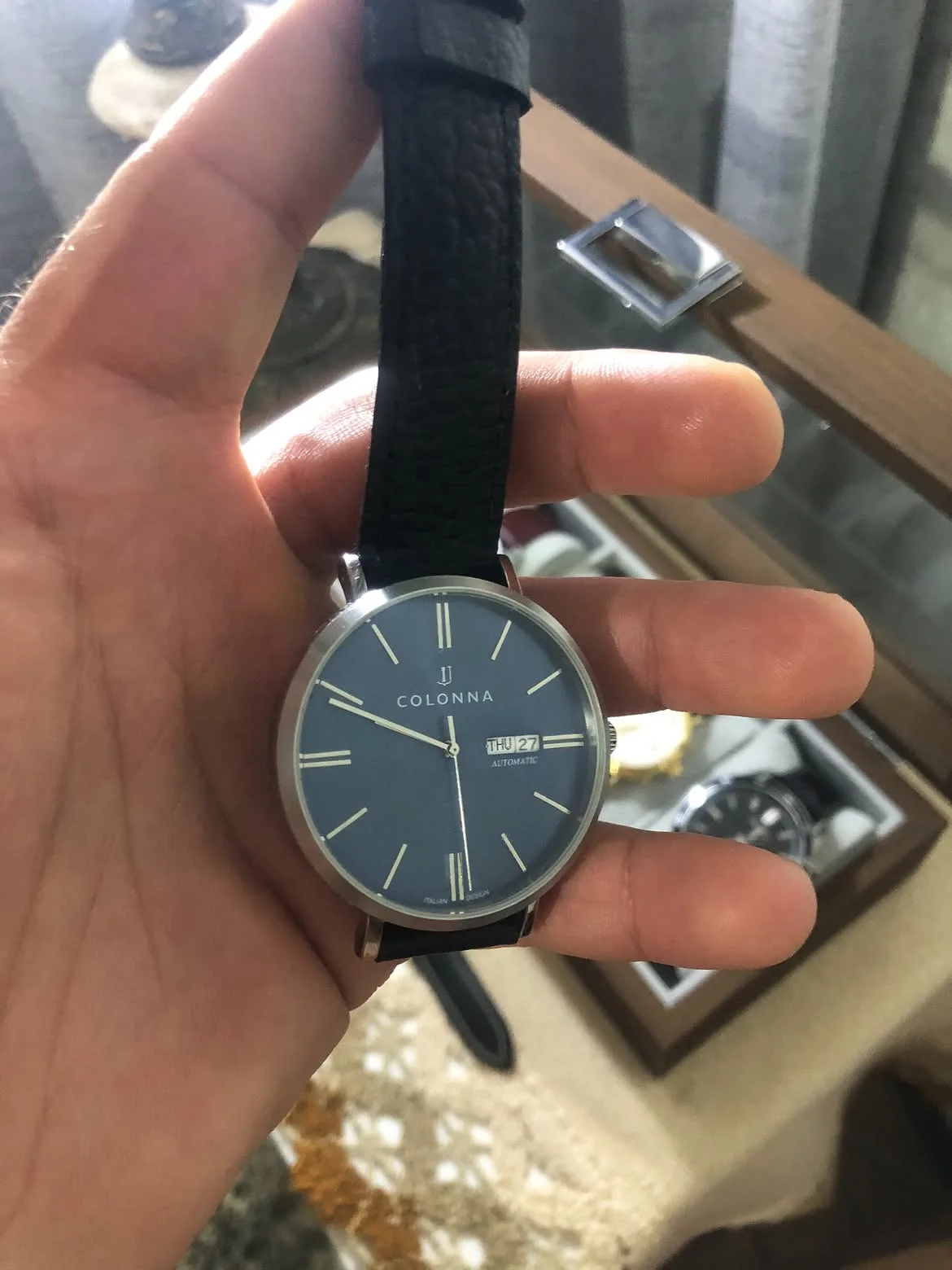 Italian-designed Colonna Automatic timepiece (specifically matching the design profile of the Colonna CLN060 series