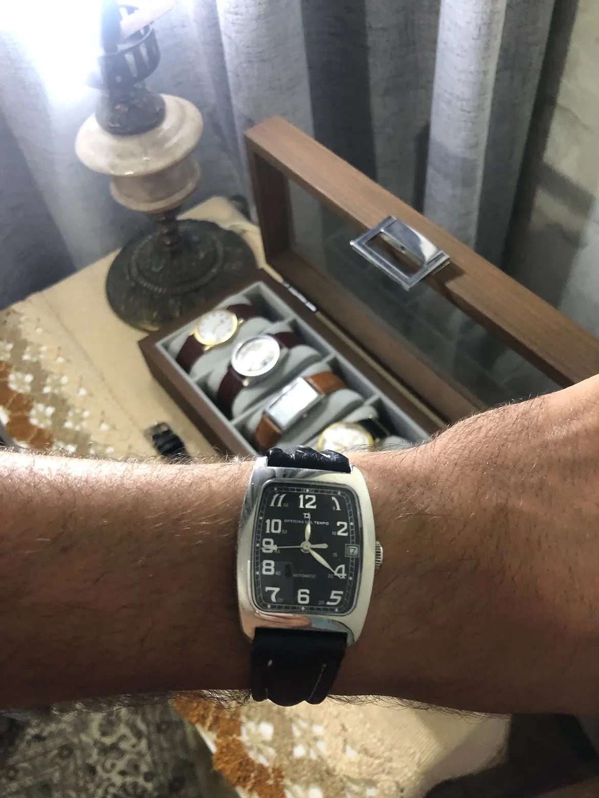 Italian brand Officina Del Tempo, specifically from their Marrakech or Casablanca Tonneau collection.
