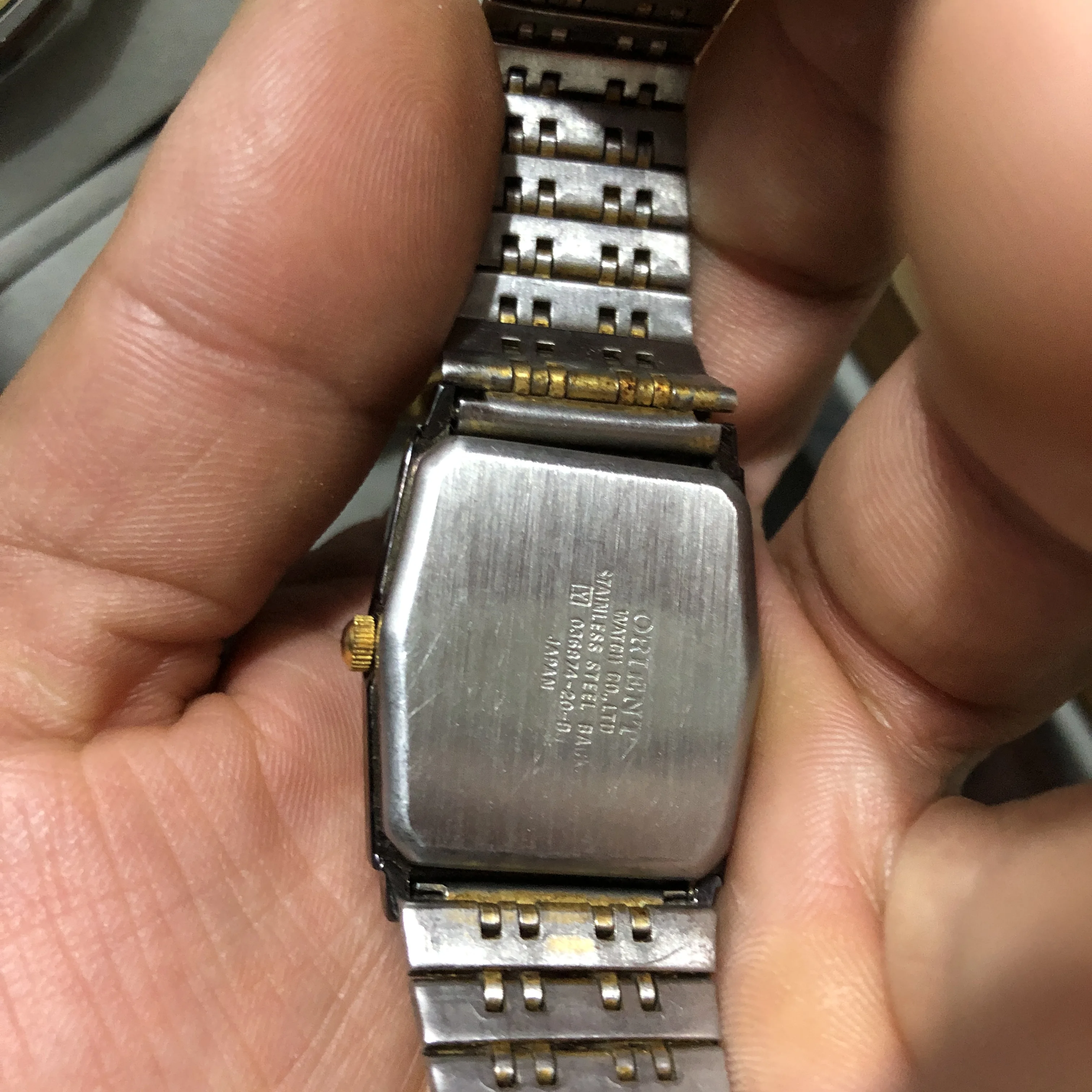 ⌚✅Orient ✅ Vintage Orient Tank Watch: Black